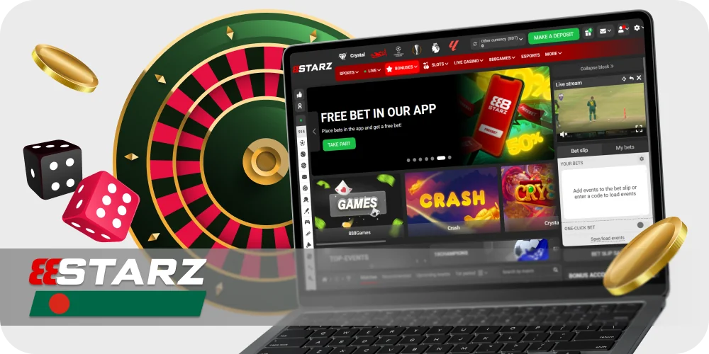 Play casino games at 888starz in Bangladesh